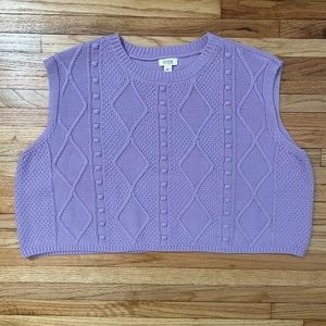 Lavender Sweater Vest